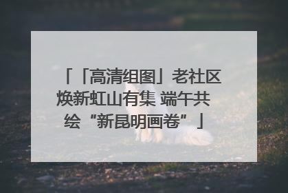 「高清组图」老社区焕新虹山有集 端午共绘“新昆明画卷”
