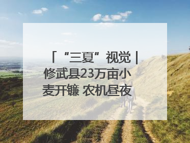 “三夏”视觉｜修武县23万亩小麦开镰 农机昼夜抢收抢种