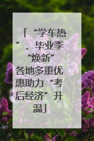 “学车热”、毕业季“焕新” 各地多重优惠助力“考后经济”升温