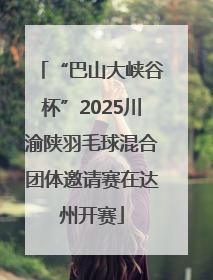 “巴山大峡谷杯”2025川渝陕羽毛球混合团体邀请赛在达州开赛
