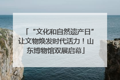 “文化和自然遗产日”让文物焕发时代活力！山东博物馆双展启幕