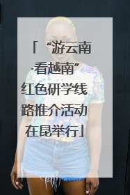 “游云南·看越南”红色研学线路推介活动在昆举行