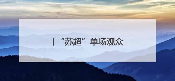 “苏超”单场观众首超3万人：为何发生在徐州主场？