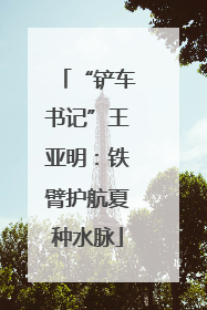 “铲车书记”王亚明：铁臂护航夏种水脉