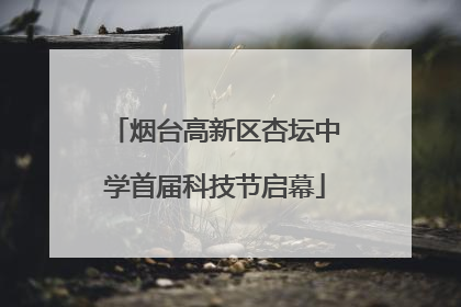 烟台高新区杏坛中学首届科技节启幕