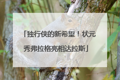 独行侠的新希望！状元秀弗拉格亮相达拉斯