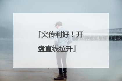 突传利好！开盘直线拉升