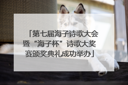 第七届海子诗歌大会暨“海子杯”诗歌大奖赛颁奖典礼成功举办