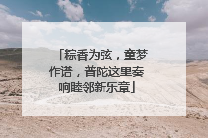 粽香为弦，童梦作谱，普陀这里奏响睦邻新乐章