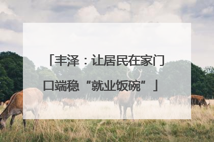 丰泽：让居民在家门口端稳“就业饭碗”