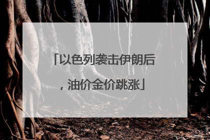 以色列袭击伊朗后，油价金价跳涨