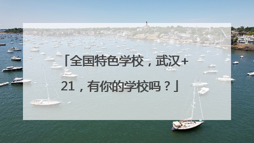 全国特色学校，武汉+21，有你的学校吗？