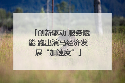 创新驱动 服务赋能 跑出演马经济发展“加速度”