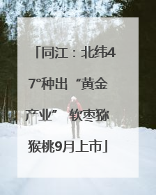 同江：北纬47°种出“黄金产业” 软枣猕猴桃9月上市