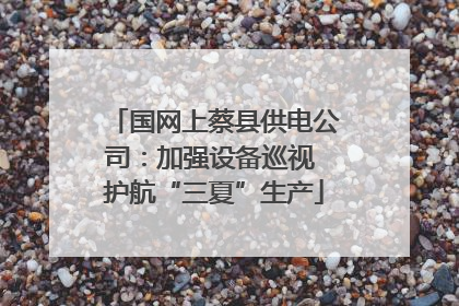 国网上蔡县供电公司：加强设备巡视 护航“三夏”生产