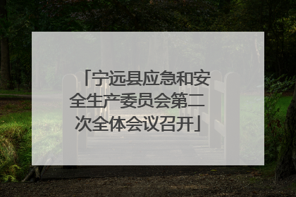 宁远县应急和安全生产委员会第二次全体会议召开
