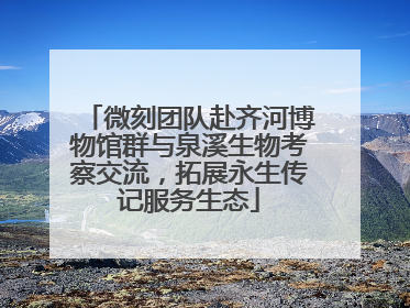 微刻团队赴齐河博物馆群与泉溪生物考察交流，拓展永生传记服务生态