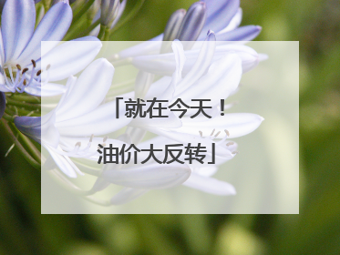 就在今天！油价大反转