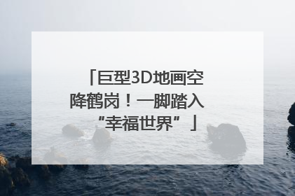 巨型3D地画空降鹤岗！一脚踏入“幸福世界”
