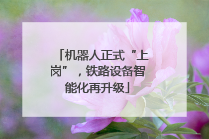 机器人正式“上岗”，铁路设备智能化再升级