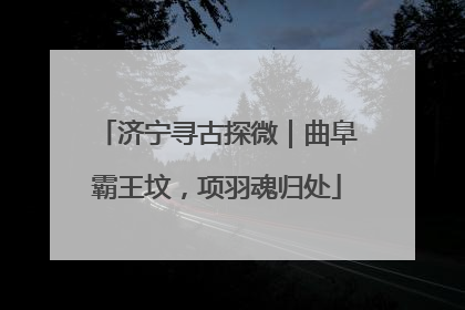 济宁寻古探微｜曲阜霸王坟，项羽魂归处