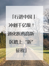 行进中国丨冲刺千亿级！通化医药高新区踏上“新”征程