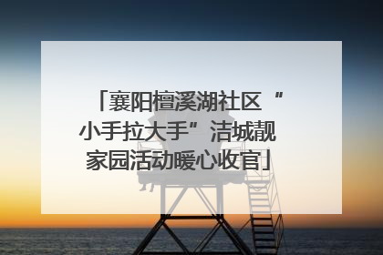 襄阳檀溪湖社区“小手拉大手”洁城靓家园活动暖心收官