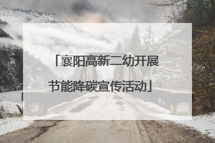 襄阳高新二幼开展节能降碳宣传活动