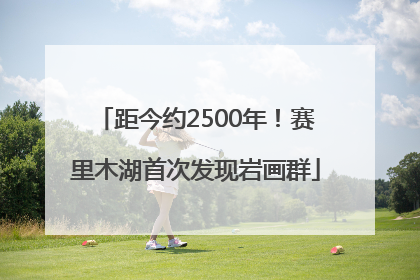 距今约2500年！赛里木湖首次发现岩画群