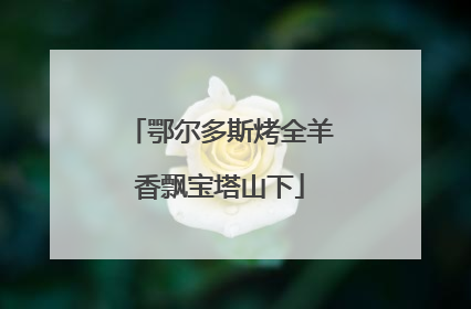 鄂尔多斯烤全羊香飘宝塔山下