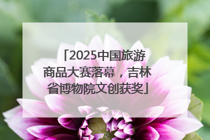 2025中国旅游商品大赛落幕，吉林省博物院文创获奖