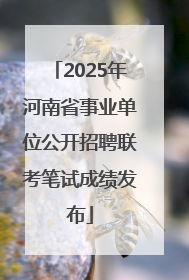 2025年河南省事业单位公开招聘联考笔试成绩发布